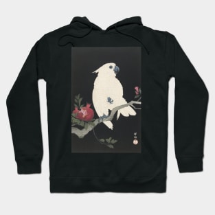 Cockatoo on Pomegranate by Koson Ohara Hoodie